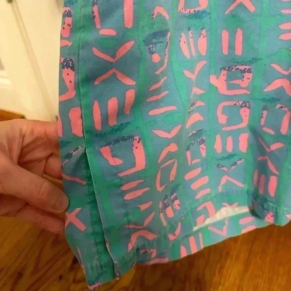 Chubbies The Nutter Pullover Shirt Men Small Surfer Hawaiian Blue Quarter Button - Picture 6 of 10